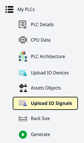 Complete navigation menu