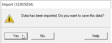 Figure 6: Save Dialog for Imported Hardware Configuration